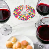 70's  Kunst Wijnglaslabel