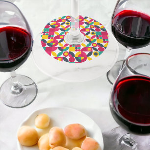 70's  Kunst Wijnglaslabel