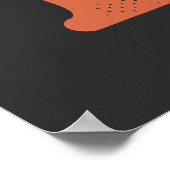 70s Liefde Retro Distressed Repeat Type Poster (Hoek)