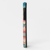70s  Meadow Blauw & Roze Bloemen Case-Mate iPhone Case (Achterkant/links)