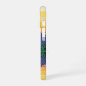 70s Minimalist Sunset Lake iPhone 16 Hoesje (Linkerkant)