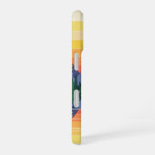 70s Minimalist Sunset Lake iPhone 16 Hoesje (Rechterkant)