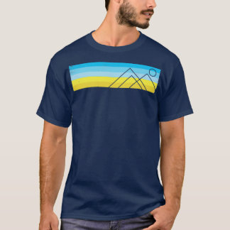 70s Mountain Sunrise T-shirt