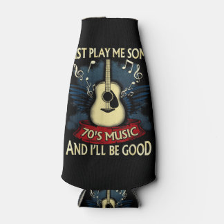 70s Music Rock and Roll Retro Vintage 1970s Music Flesjeskoeler