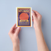 70's Music show Flyer (Hand)