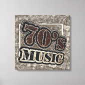  70's Muziek - Ingewikkeld Canvas (Voorkant)