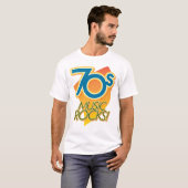 70s Muziek Rocks! T-shirt (Voorkant volledig)