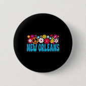 70s New Orleans Ronde Button 5,7 Cm (Voorkant)