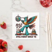 '70s nog steeds funky sinds [Year] Verjaardag serv Servet (Insitu)