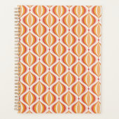 70s nostalgia planner groovy optical pattern (Voorkant)