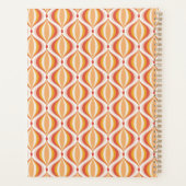 70s nostalgia planner groovy optical pattern (Achterkant)