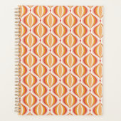 70s nostalgie planner groovy optisch patroon (Voorkant)