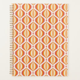 70s nostalgie planner groovy optisch patroon
