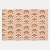 70s Nostalgie Retro Groovy Kerstmis Inpakpapier Vel (Voorkant 2)