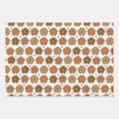 70s Nostalgie Retro Groovy Kerstmis Inpakpapier Vel (Voorkant)