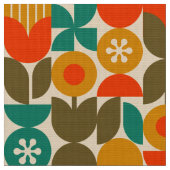 70s nostalgische retro stof (Close Up)