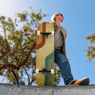  70s ontworpen skateboard