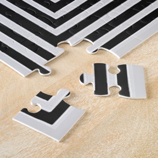 70s op kunst legpuzzel (Zijkant)