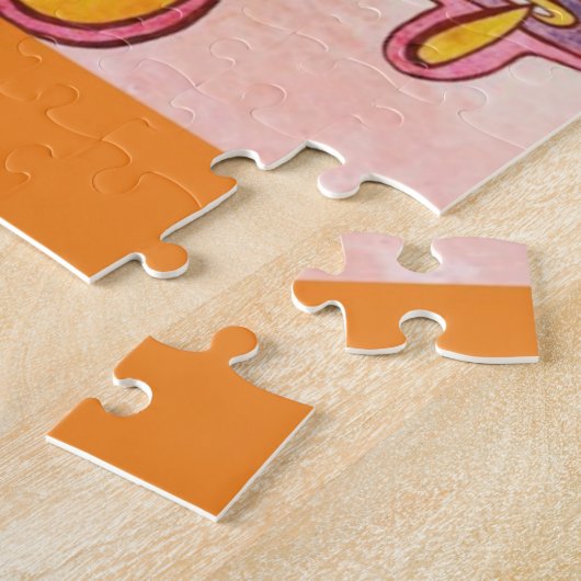 70's paddenstoel legpuzzel (Zijkant)