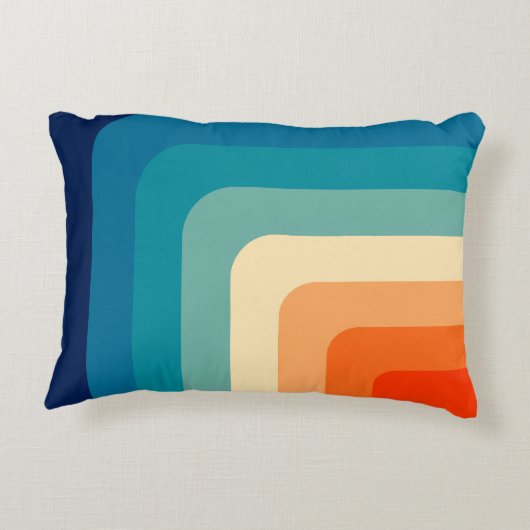 70s palet accent kussen (Achterkant)