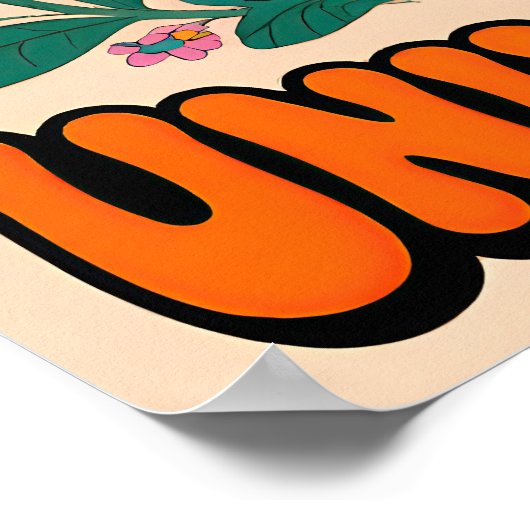 70s Peace symbol  Pop Art Poster (Hoek)