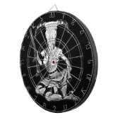 70's pin-up skull dartbord (Voorkant Rechts)