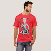 70's pin-up skull t-shirt (Voorkant volledig)