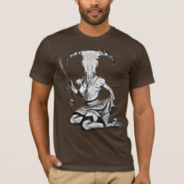 70's pin-up skull t-shirt