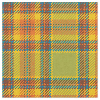 70s plaid groen stof