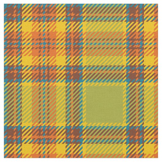 70s plaid groen stof (Close Up)