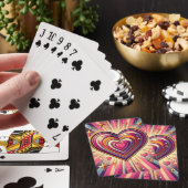 70s pop kunst hart/Valentijnse Pokerkaarten (Insitu)