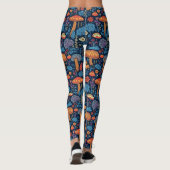 70's Psychadelic Groovy Mushrooms Leggings (Achterkant)
