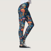 70's Psychadelic Groovy Mushrooms Leggings (Rechts)
