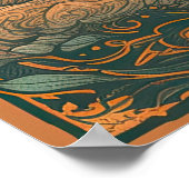 70s Psychedelic Hippie Chick AI Art | Retro Poster (Hoek)