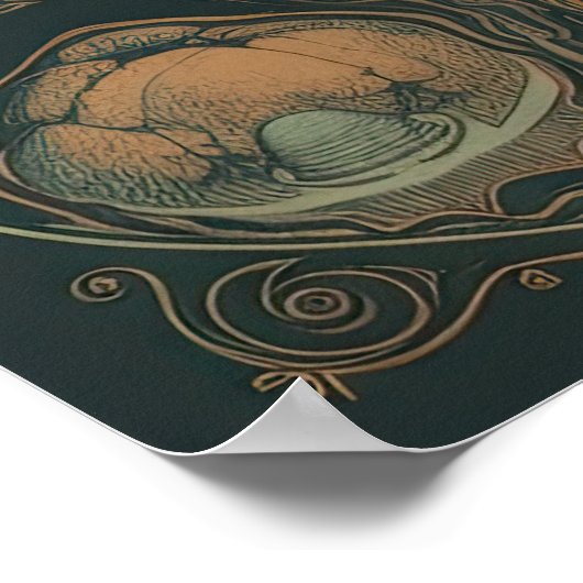 70s Psychedelic Mushroom AI Art | Retro Abstract Poster (Hoek)