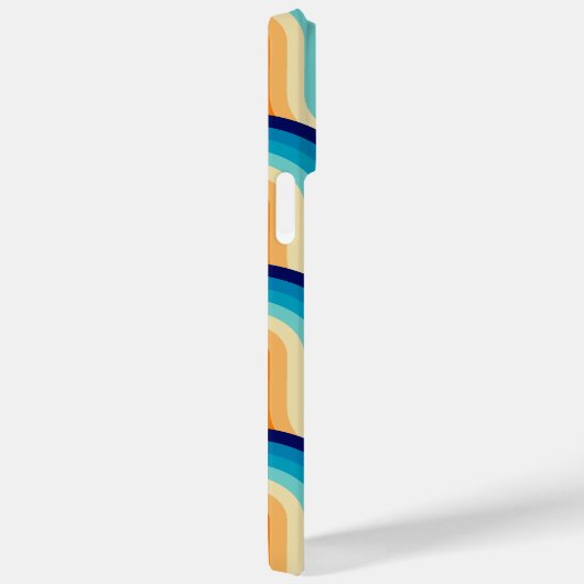 70s Rainbow Curves Case-Mate iPhone Case (Achterkant / Rechts)