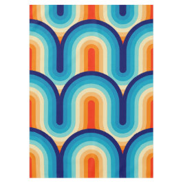 70s Rainbow Curves Tafelkleed