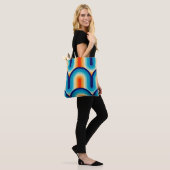 70s Rainbow Curves Tote Bag (Op model)