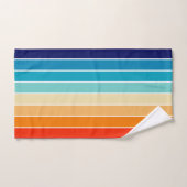 70s Rainbow Stripes Bad Handdoek (Handdoek)