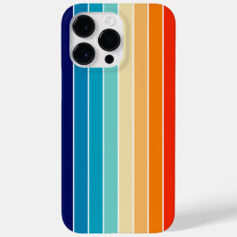 70s Rainbow Stripes Case-Mate iPhone 14 Pro Max Hoesje