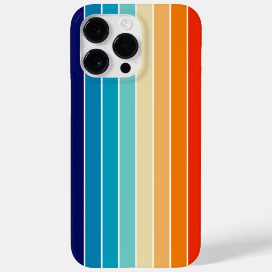 70s Rainbow Stripes Case-Mate iPhone Case (Achterkant)