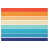70s Rainbow Stripes Tafelkleed (Voorkant (Horizontaal))