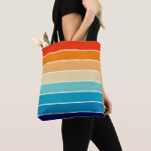 70s Rainbow Stripes Tote Bag (Dichtbij)