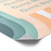 70s  Rainbow Trouwstoeltjes Poster (Hoek)