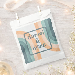 70s regenboog bruiloft bedankzakje