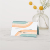 70s  regenboog bruiloft plaatskaartje (Achterkant)