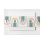 70s  regenboog bruiloft uitnodigingen wikkel (Voorkant Voorbeeld)