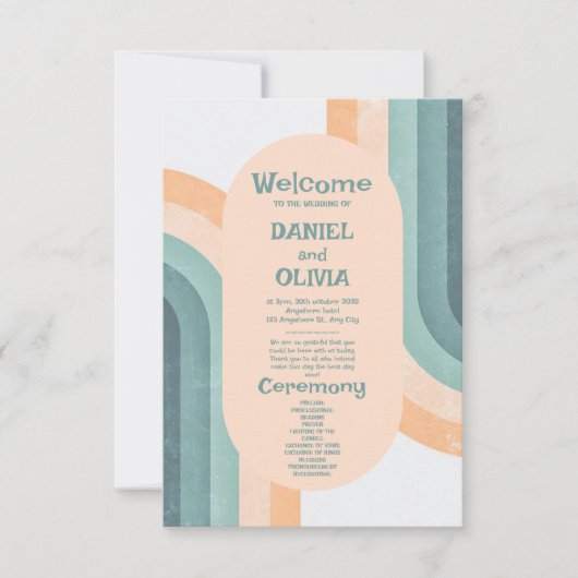 70s regenboog huwelijksprogramma's (Voorkant)