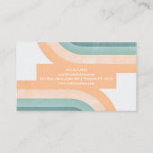 70s regenboog visitekaartje (Achterkant)