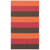 70s Retro 3 Gestreept Kleurenpatroon Tafelkleed (Voorkant)